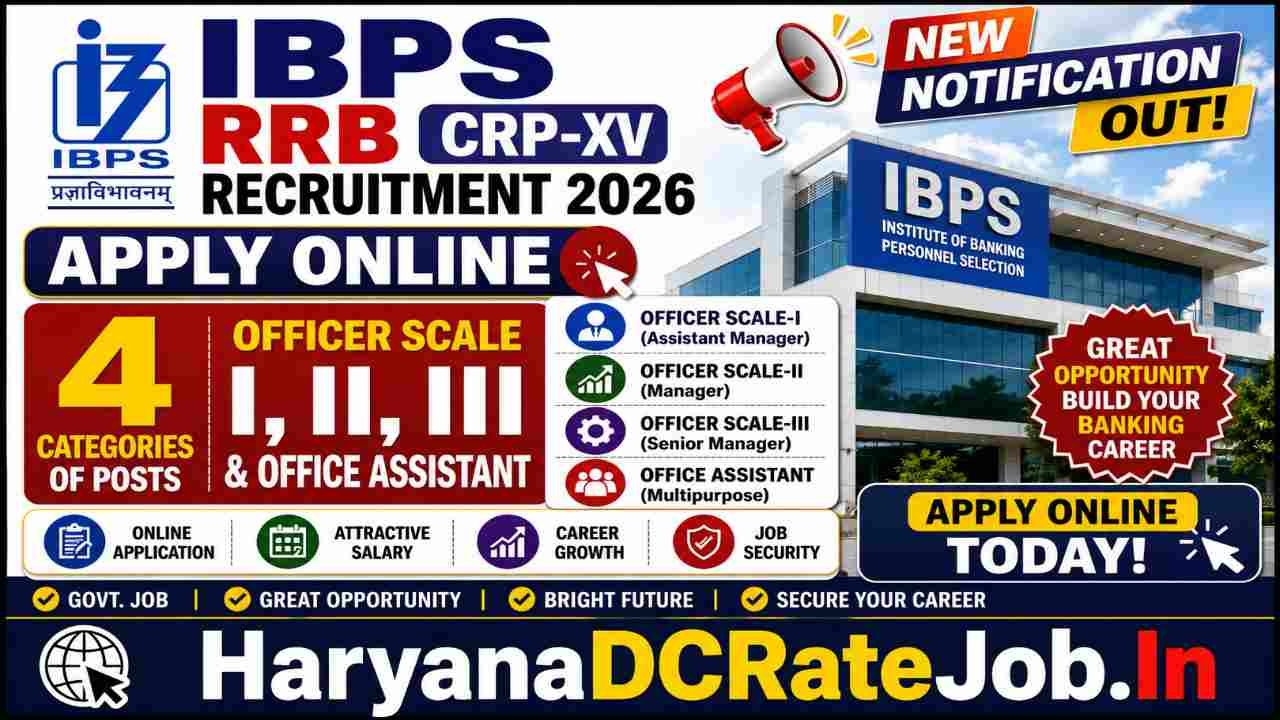 IBPS RRB CRP-XV Vacancy 2026 