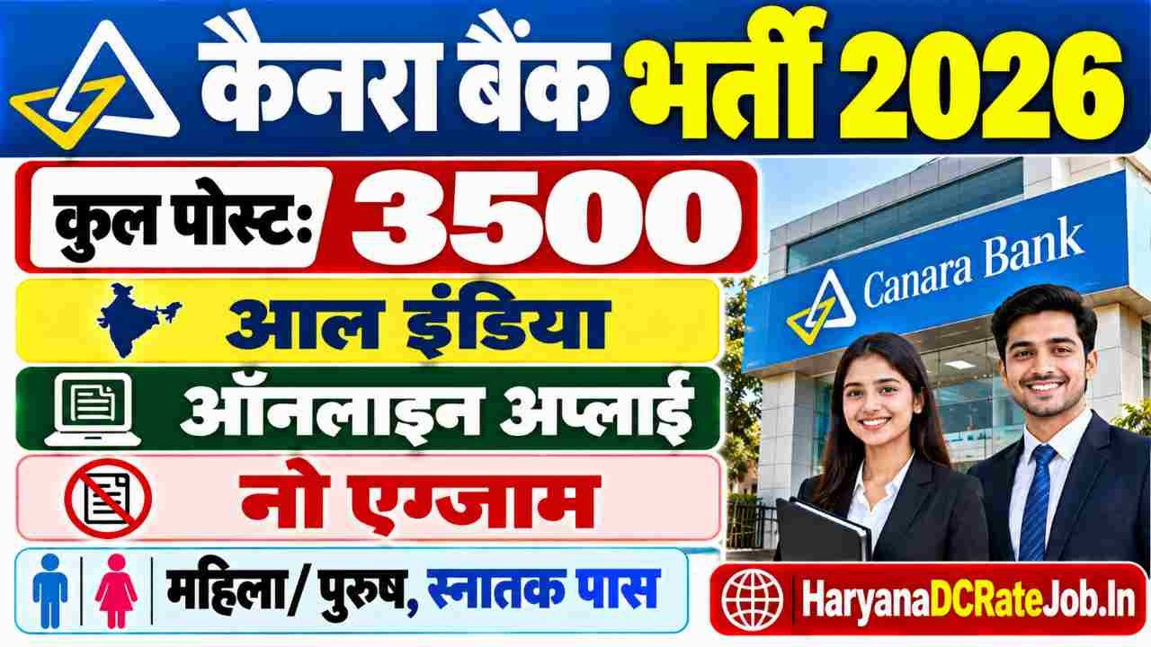 Canara Bank Vacancy 2026