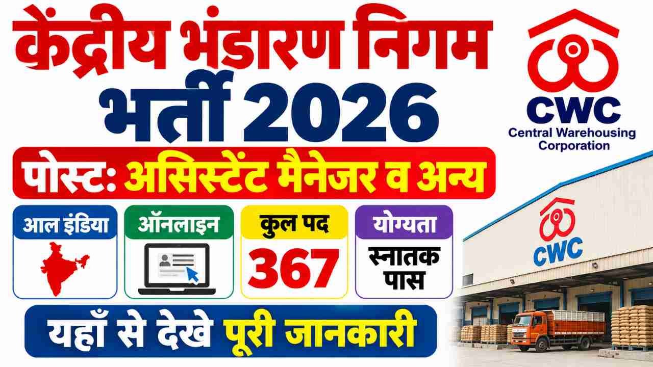 Central Warehousing Corporation Vacancy 2026