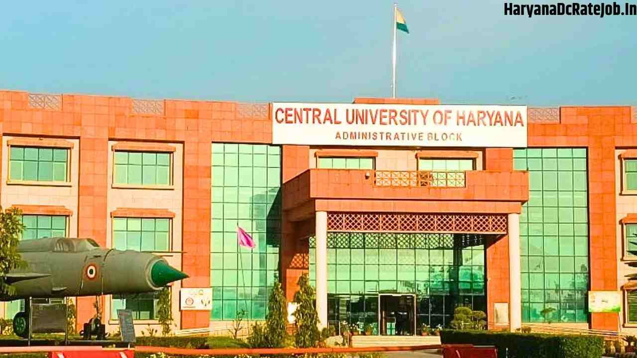 Central University Haryana Vacancy 2026