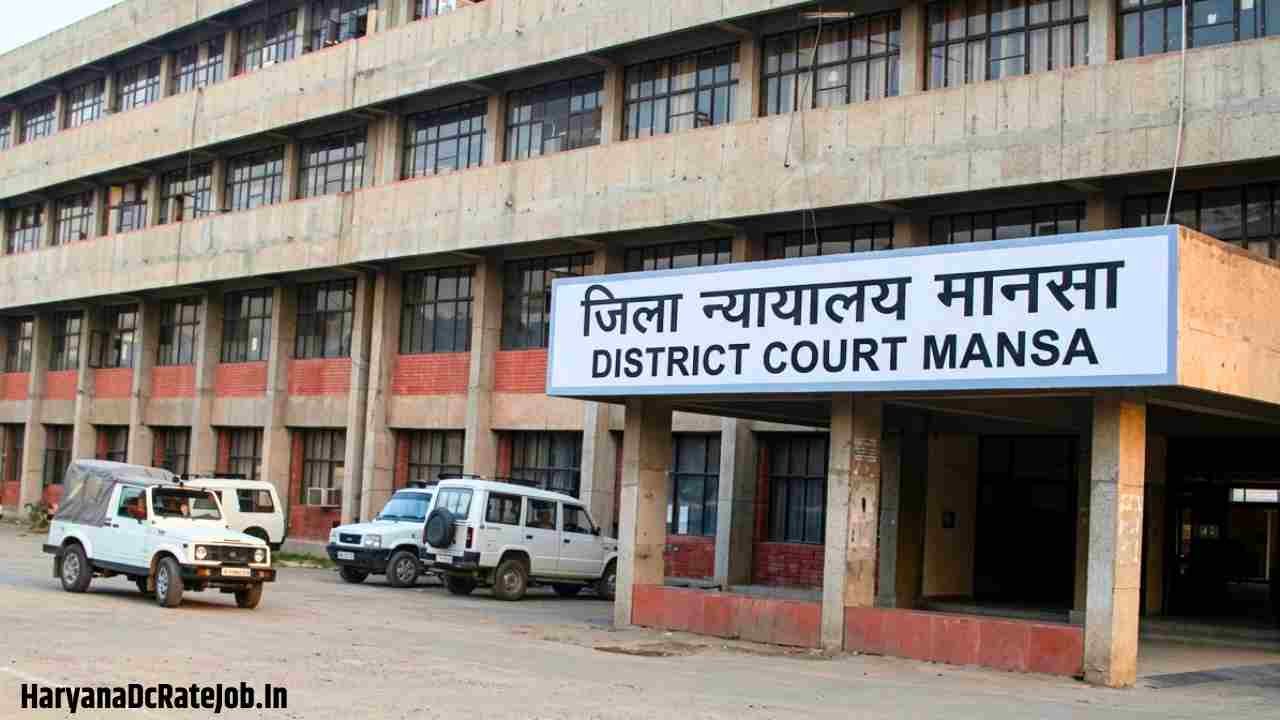 District Court Mansa Driver Vacancy 2026