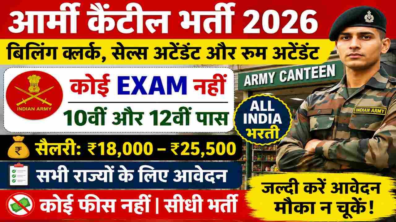 Army Cantt Garhi Vacancy 2026