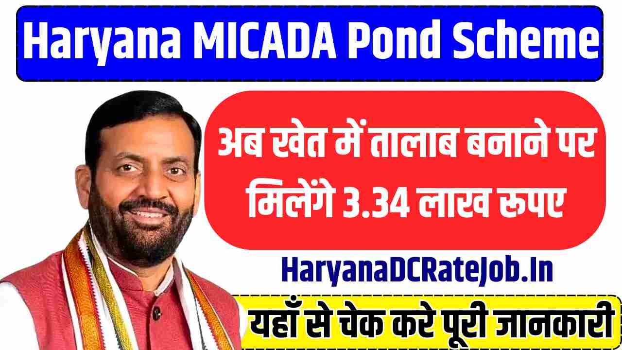 Haryana MICADA Pond Scheme 2026