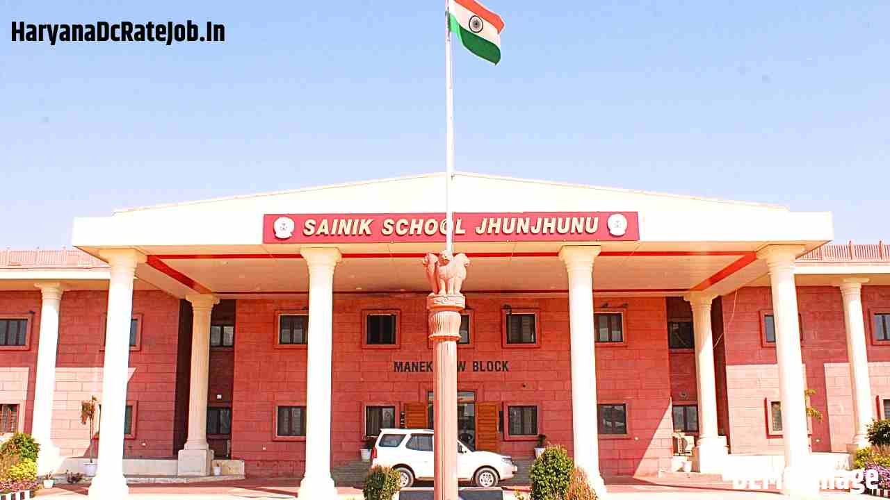 Sainik School Jhunjhunu Vacancy 2026