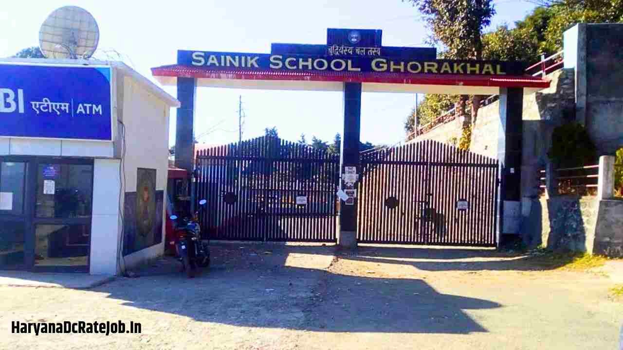 Sainik School Nainital Vacancy 2026