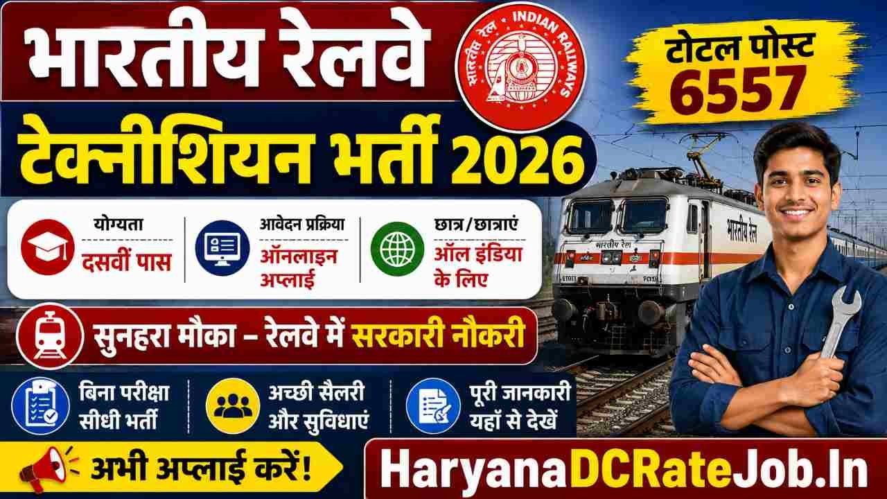 RRB Technician Vacancy 2026