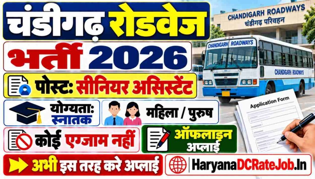 India Post Leave Form.pdf Chandigarh City Bus Services Society Vacancy 2026All India || No Exam ...